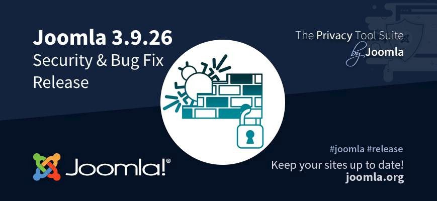 Joomla 3.9.26 soluciona algunas vulnerabilidades