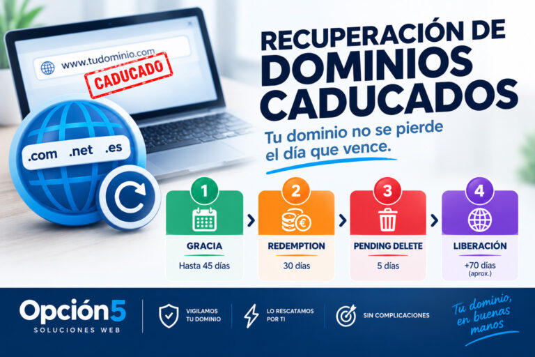 Recuperación de dominios caducados